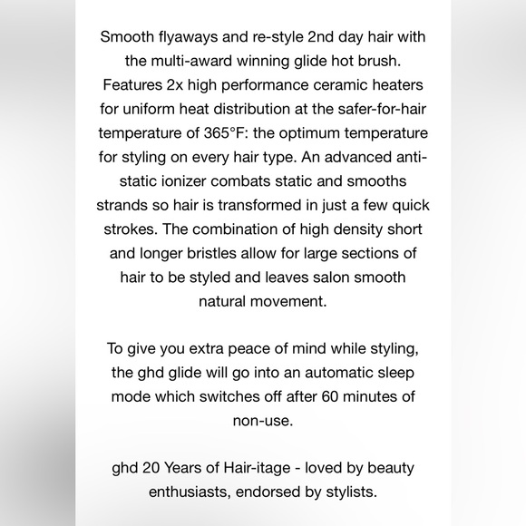 GHD GLIDE SMOOTHING HOT BRUSH - Picture 6 of 7